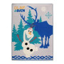 Tapis Enfant Olaf & Sven Bleu 95x133cm Chauffage au Sol Adapté