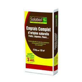 Engrais Solabiol Complet Bio 15kg