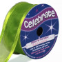 Ruban Organza Vert Celebrate Bobine 4m x 25mm Distrifil