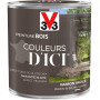 Peinture Bois Extérieure V33 Marron Brûlé Velours 0,5L