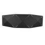 Applique Murale Zandor Noir Mat LED 1x13W Design Diamant