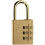 Cadenas à Combinaison Master Lock 3 Chiffres, Laiton, 6,5x3x1,5cm