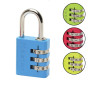 Cadenas à Combinaison Programmable Master Lock Aluminium Couleur Aléatoire