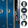 Cadenas à Combinaison Programmable Master Lock Aluminium Couleur Aléatoire