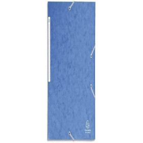 Chemise à élastiques bleue - Grande capacité - Organiseur de documents