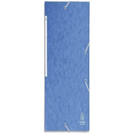 Chemise à élastiques bleue - Grande capacité - Organiseur de documents
