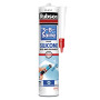 Rubson Mastic Salle de Bain Blanc Silicone Multi-Matériaux Renforcé