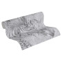 Papier Peint Intissé Tropical Feuilles Gris 10x0,53m