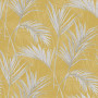 Papier Peint Intissé Feuilles de Palmier Jaune 0,53x10,05m