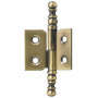 Paumelle Vase Gauche Laiton Vieilli 30x40mm Hettich Furntech