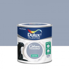 Peinture Crème Lune Cendrée Satin 0,5L Dulux Valentine