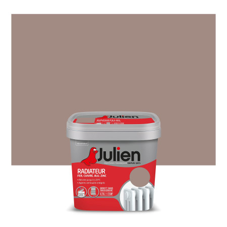 Peinture Radiateur Spéciale Satin Taupe JULIEN 0,75L