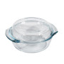 Plat à Four en Verre FOMAX 1,7L Avec Couvercle