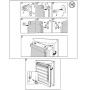 Store Enrouleur Occultant Gris 45x180cm