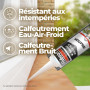 Rubson Mastic Silicone Isolation Portes & Fenêtres 280 ml