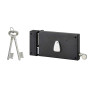 Serrure Applique Horizontale Thirard 4G 140x80 Acier Noir