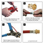 Raccord Droit à Sertir Somatherm Tube PER Ø12