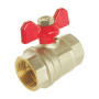 Vanne à Sphère Double Femelle 2027 Somatherm Débit d'Eau Manette Papillon