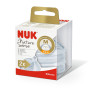 NUK Nature Sense Lot de 2 Tétines Débit Lait Taille M 0-6 mois