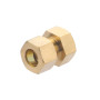 Manchon Bicone Laiton F 15x21 pour Tube Cuivre D12