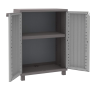 Terry Jwood 68, Armoire d'Intérieur et d'Extérieur, 2 Portes à Effet Bois, 1 Étagère Réglable