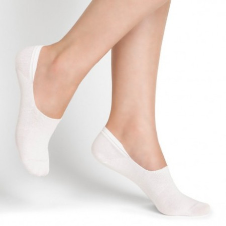 Twinday - Protège-pieds Coton Stretch Blanc - Lot de 3 - 27/30