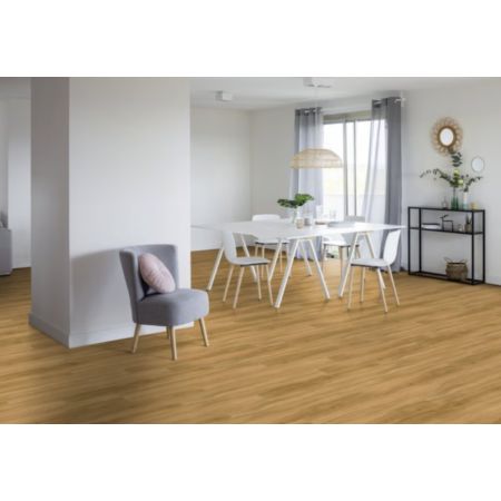 Lame vinyle à Clips Nice 4 Chanfreins 123,9x21,2x0,4cm 2,1m² - INVENTIV