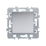 INTERRUPTEUR VA ET VIENT - STANDARD EXTRA PLAT SANS FIL - GAMME CASUAL - MÃ‰CANISME BP CACHE ALU SUPPORT MÃ‰TAL