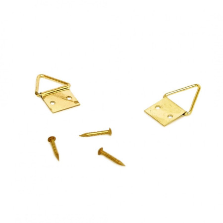 CEANOTHE LOT DE 6 ATTACHES TRIANGULAIRES 10 MM POUR 1,5 KG - MARQUE FRANÃ‡AISE