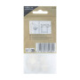 CEANOTHE LOT DE 12 ATTACHES TRIANGULAIRES 12 MM POUR 3 KG - MARQUE FRANÃ‡AISE