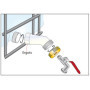 Rallonge de cuve Ø60 mm - Arrosage - Embout boutté