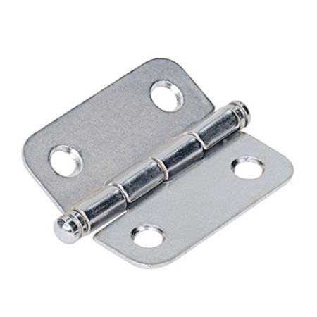 Charnière Meuble 60x40mm - HETTICH Acier Laitonné