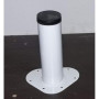 Pied de table basse Hettich réglable - Acier époxy blanc