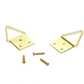 Attaches Triangulaires Brio 16 mm - CEANOTHE - Fixation Fiabilité 3 kg