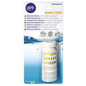 Languettes d'analyse pH/chlore Gre - Contrôle de l'eau de votre piscine