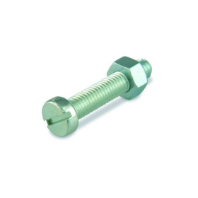Microvis Tête Cylindrique Acier Zingué - SUKI - Lot de 20 - L.5 x Diam.2.5 mm