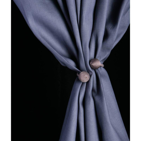 Embrasse Rideaux Magnétique Madecostore - Gris Foncé