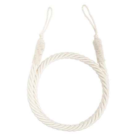 Embrasse Câble Corde Torsadée Ivoire - V.créations - 88 cm