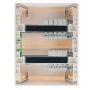 ZENITECH TABLEAU ELECTRIQUE 26 MODULES PREEQUIPE AVEC PORTES