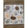 SERVIETTE EN PAPIER HALLOWEEN BLANCHE