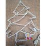 SAPIN BLANC EN RESINE AVEC LEDS