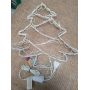 SAPIN BLANC EN RESINE AVEC LEDS