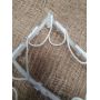SAPIN BLANC EN RESINE AVEC LEDS