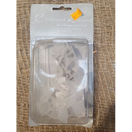 SET DE 24 CROCHETS POUR GUIRLANDE ELECTRIQUE