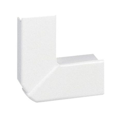 Angle plat variable pour moulure DLPlus 40x20mm - Blanc
