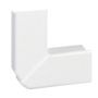 Angle plat variable pour moulure DLPlus 40x20mm - Blanc