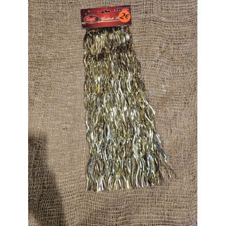 GUIRLANDE FIL NOEL DORE ONDULE ENVIRON 50CM HAUTEUR