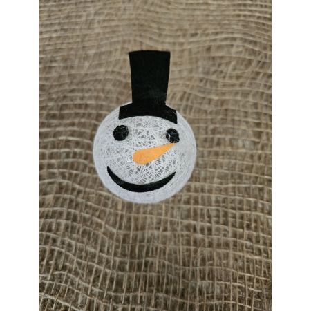 BOULE NOEL BONHOMME NEIGE