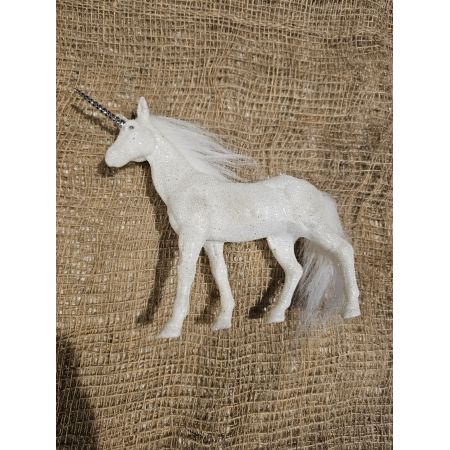 DECORATION STATUE LICORNE BRILLANTE DEBOUT