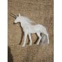 DECORATION STATUE LICORNE BRILLANTE DEBOUT